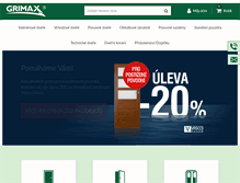 Tablet Screenshot of grimax.cz